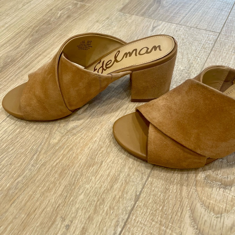 Sam Edelman Stanely Suede block heels - Picture 3 of 7